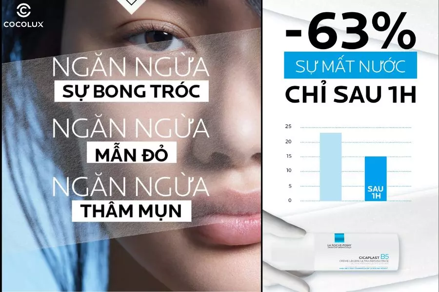 Thành phần chính của kem dưỡng La Roche-Posay Cicaplast B5 Ultra-Repair Light Cream