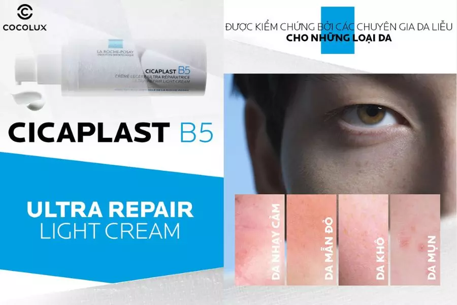 Kem dưỡng La Roche-Posay Cicaplast B5 Ultra-Repair Light Cream trong chu trình skincare hàng ngày