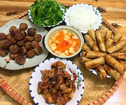 Bún chả bữa tối