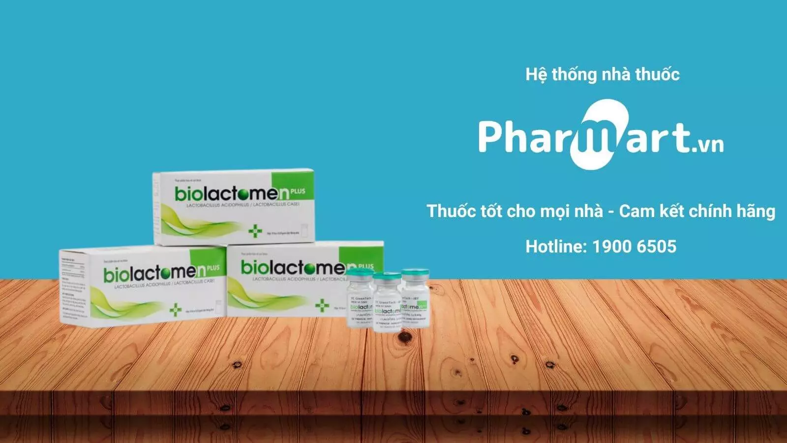 Hệ thống Pharmart có bán viên uống Biolactomen