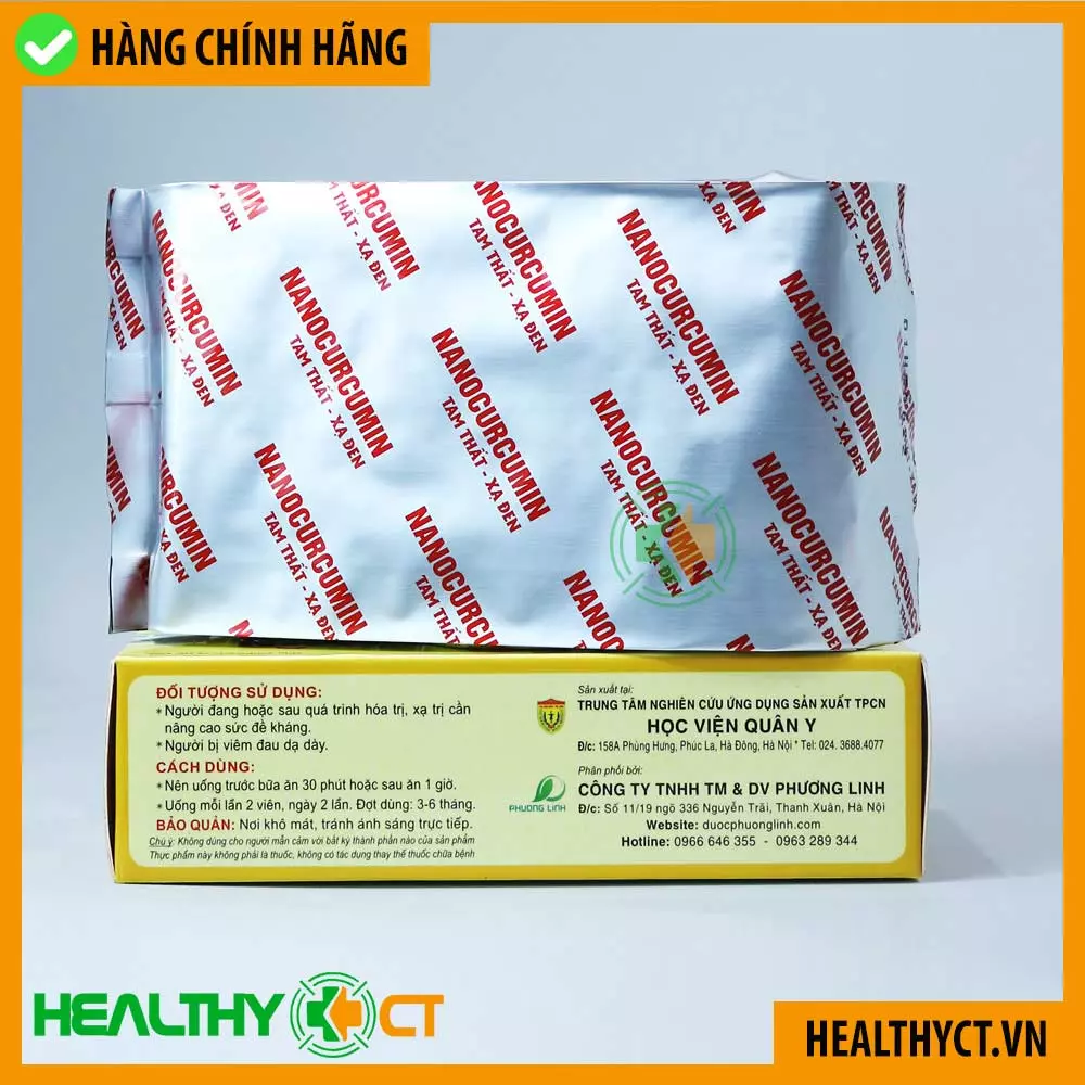 Công dụng Nano Curcumin Tam Thất Xạ Đen