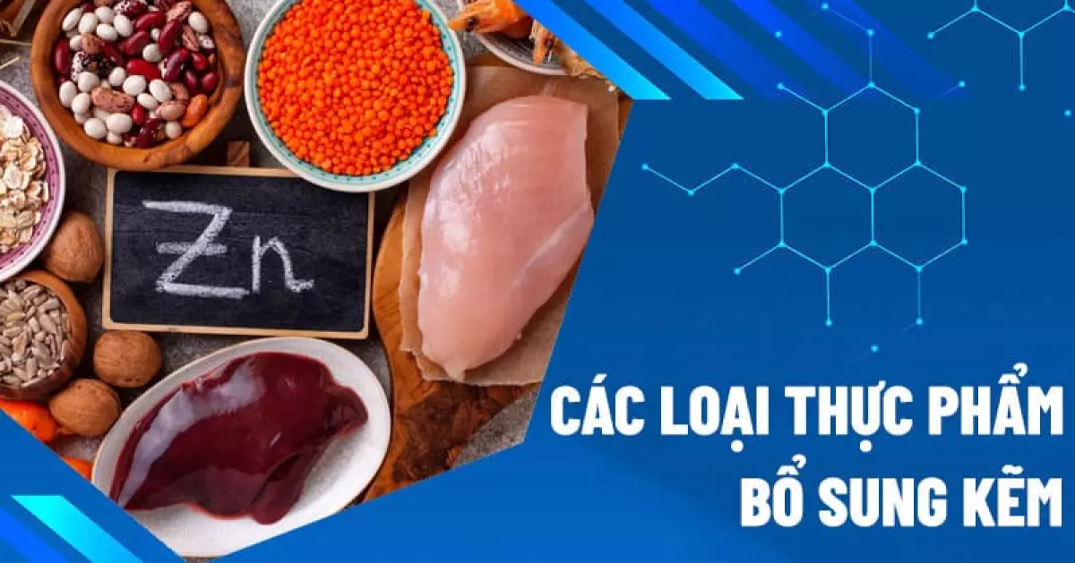 Các loại thực phẩm bổ sung kẽm