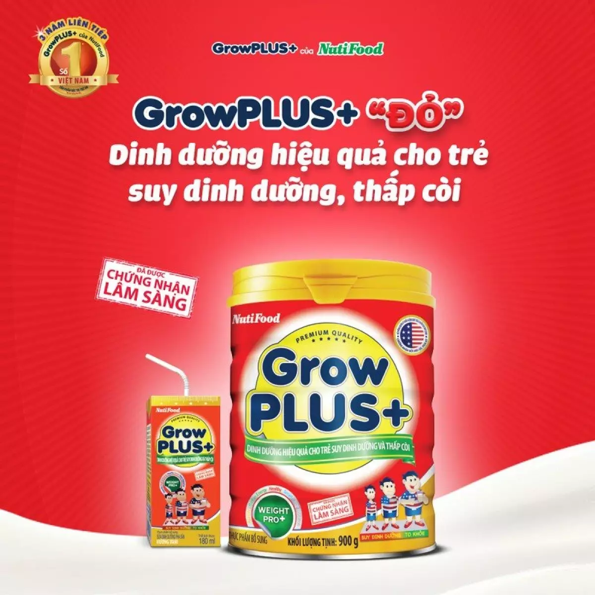 Có nên cho bé sử dụng sữa Grow Plus đỏ pha sẵn?