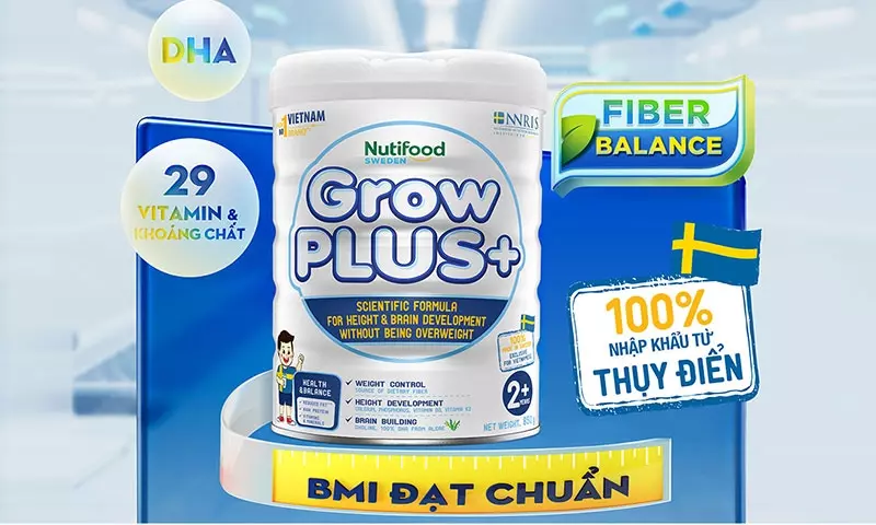 Vì sao trẻ béo phì nên uống sữa Grow Plus trắng?