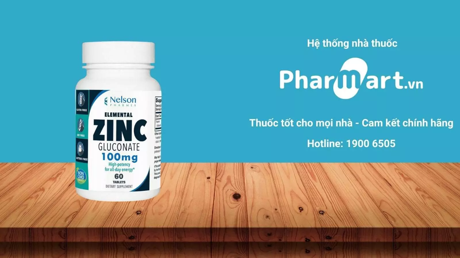 Nelson Pharmex Zinc - Bổ sung kẽm chất lượng