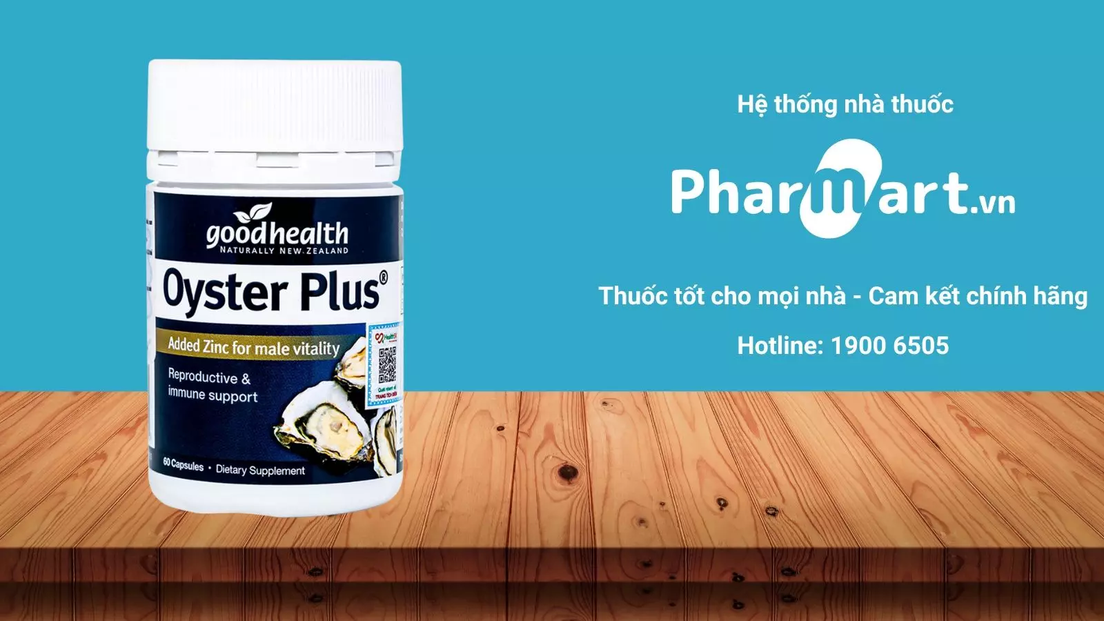 Goodhealth Oyster Plus - chiết xuất hàu bổ sung kẽm