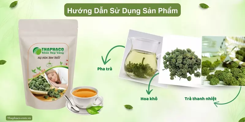 Sử dụng nụ hoa tam thất như thế nào