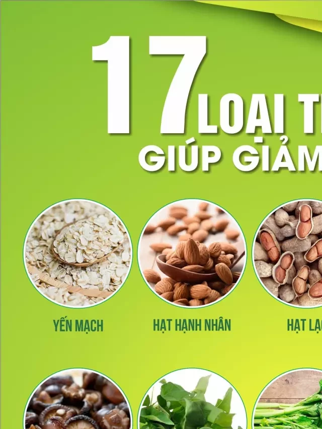   17 loại thực phẩm giúp giảm mỡ máu cao