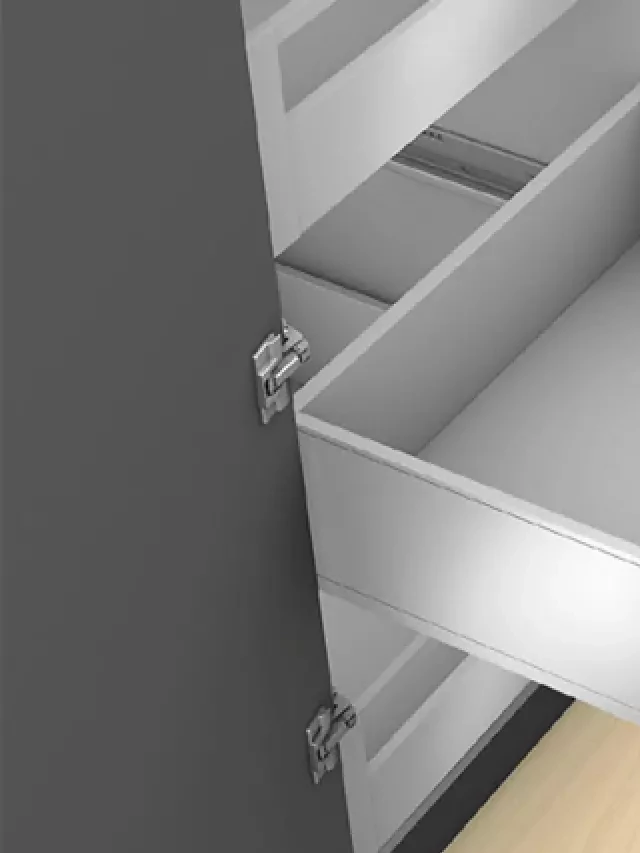   Tủ đồ khô 5 tầng Blum Space Tower IC Legrabox: Giải pháp lưu trữ đa năng cho không gian nhà bếp