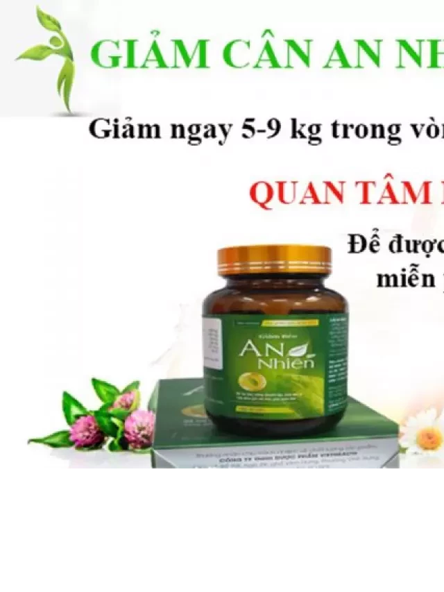   An Nhiên - Viên giảm cân hiệu quả (Hộp 40 viên)