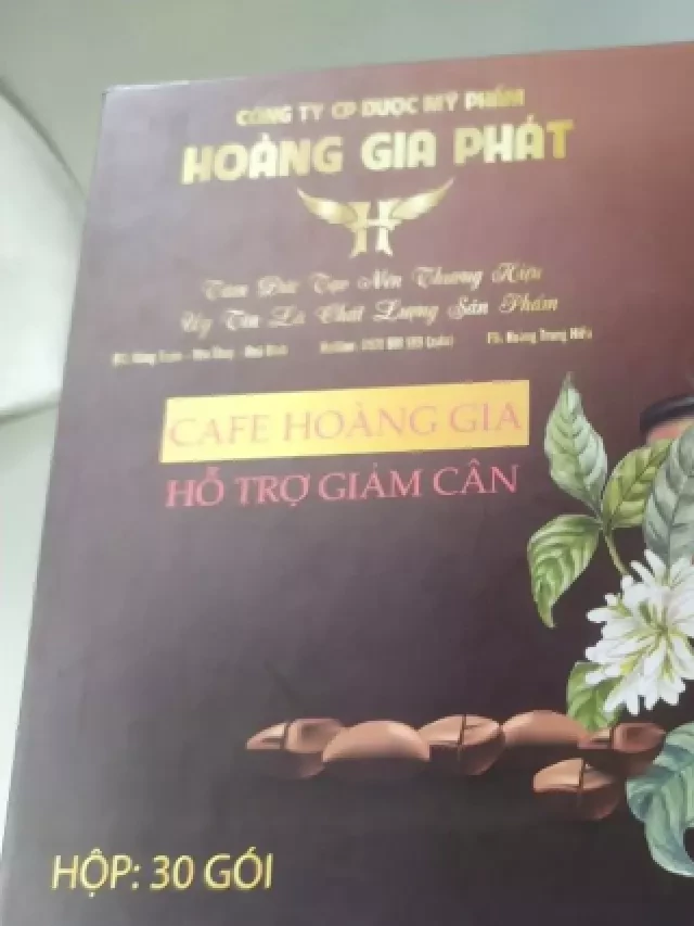   Cà phê giảm cân Hoàng Gia: Chứa chất cấm nguy hiểm?