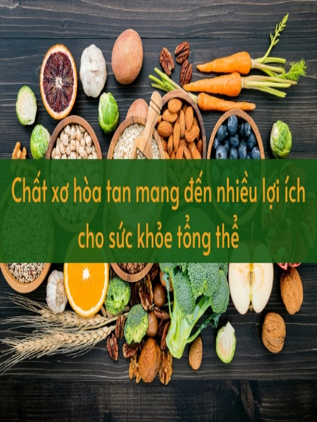   Chất xơ hòa tan trong thực phẩm: Lựa chọn tốt nhất cho sức khỏe