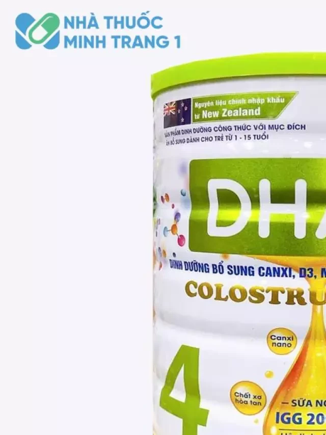   Review sữa DHA IQ Colostrum: Sản phẩm bổ sung chất dinh dưỡng cho trẻ