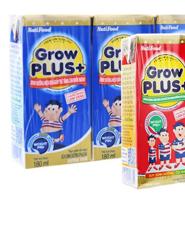   Sữa Grow Plus đỏ pha sẵn 110ml (dành cho trẻ từ 1 tuổi trở lên)