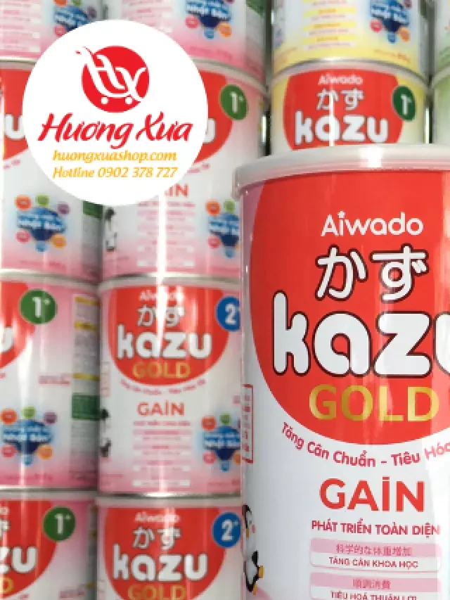   Sữa Kazu Gain 0+ Tăng cân Chuẩn, Tiêu Hóa Tốt: Dinh dưỡng hoàn hảo cho bé yêu của bạn