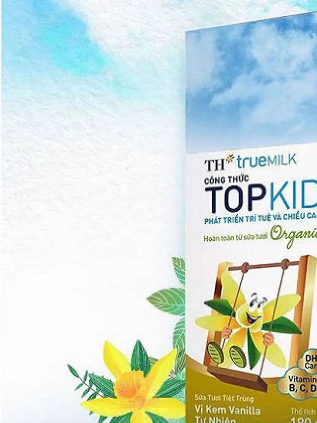   Sữa Tươi TH True Milk TOPKID Organic 180ml