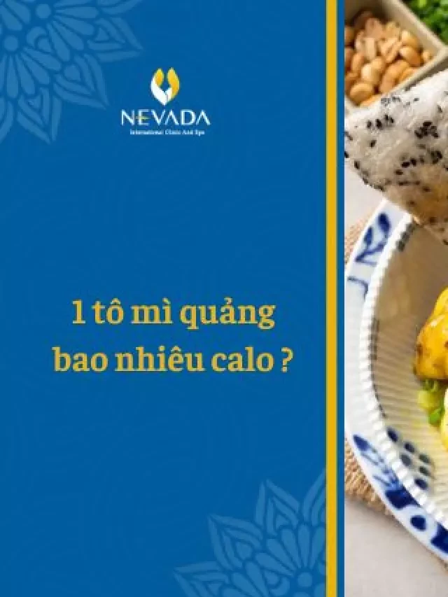   1 tô mì quảng - Món ăn ngon và lượng calo bao nhiêu?