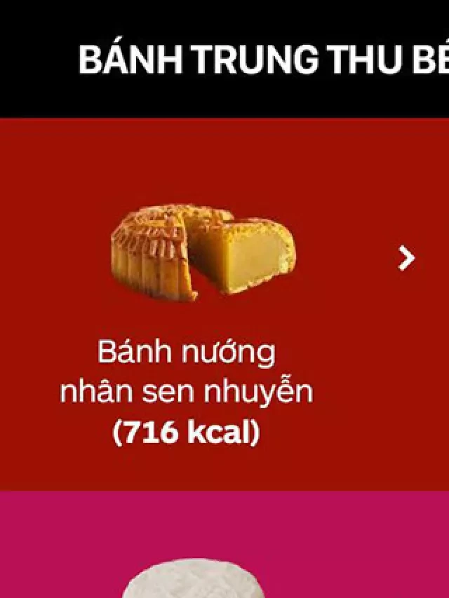   Một bánh trung thu thập cẩm bao nhiêu calo?