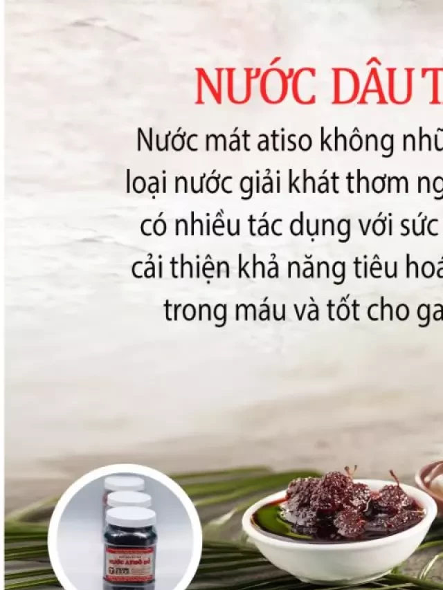   Nước Dâu Tằm: Một Đồ Uống Tuyệt Vời Cho Mùa Hè