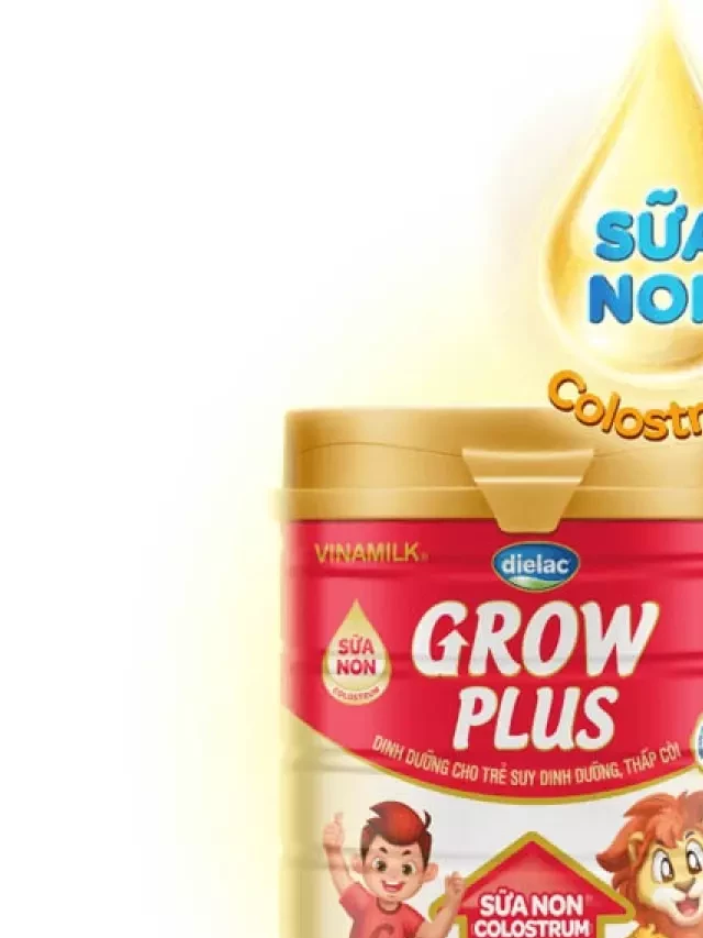   Sữa bột Vinamilk Dielac Grow Plus 2+ 850g New - Dành cho sự phát triển toàn diện của bé