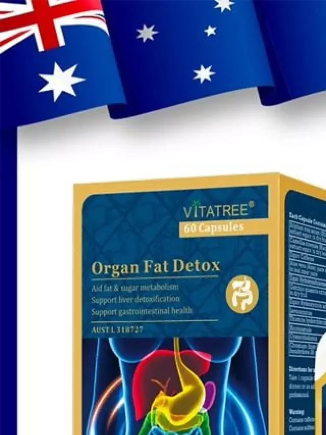   Viên uống hỗ trợ thải độc mỡ nội tạng Vitatree Organ Fat Detox của Úc 60 viên