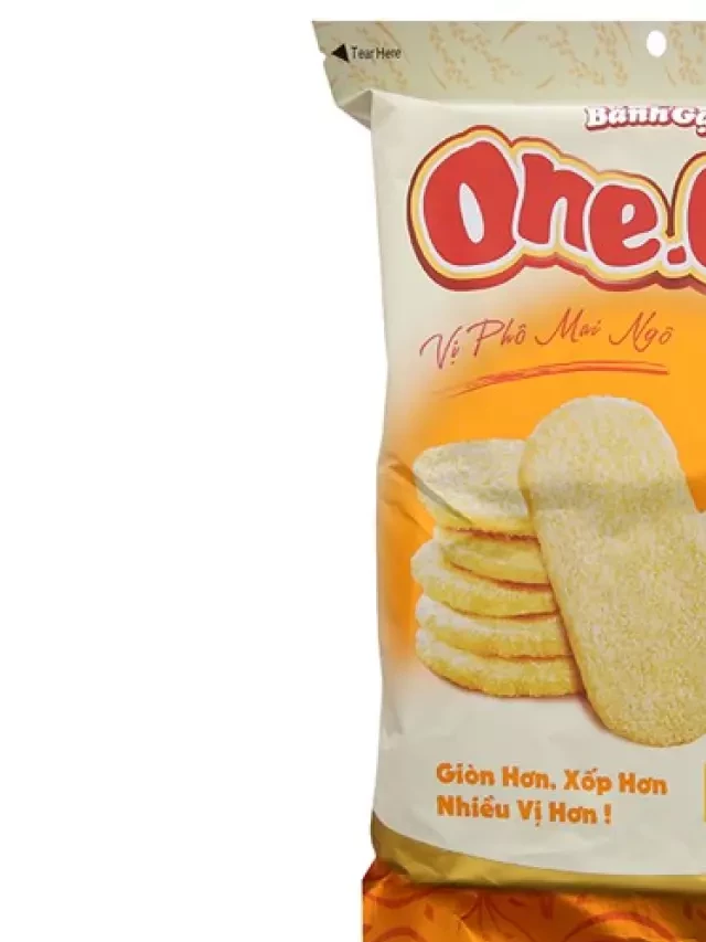   Bánh gạo One One: Món ăn vặt ưa thích, đảm bảo dinh dưỡng