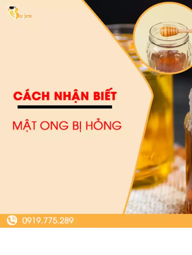   Những cách nhận biết mật ong bị hỏng mà bạn không thể bỏ qua