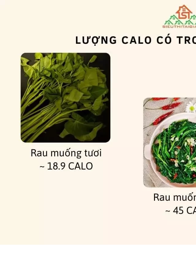   Rau muống - một sự lựa chọn thông minh để giảm cân