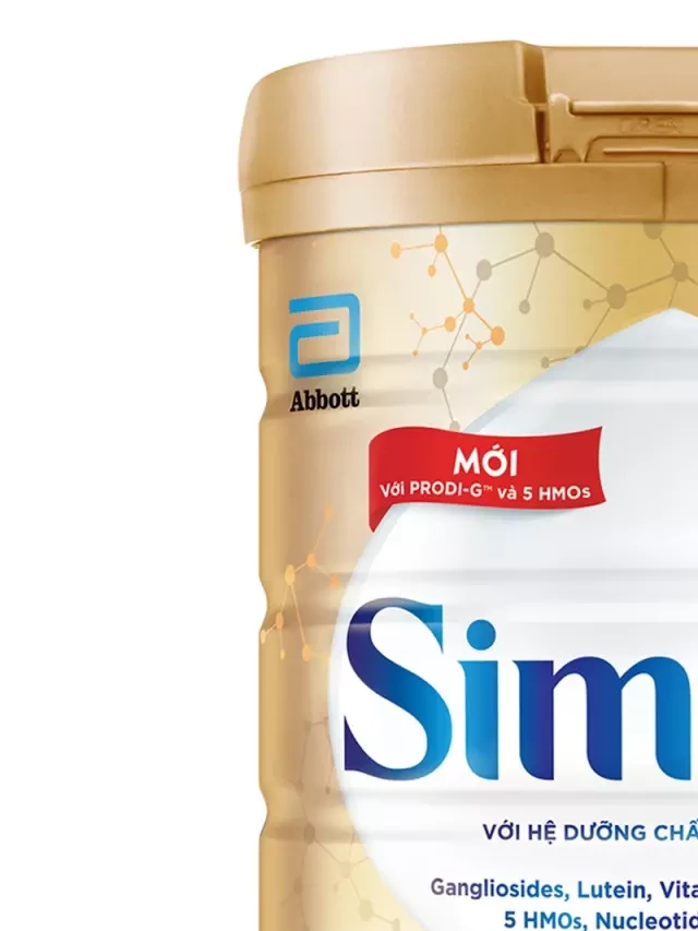   Sữa Similac 5G số 1 900g: Dinh dưỡng toàn diện cho bé yêu