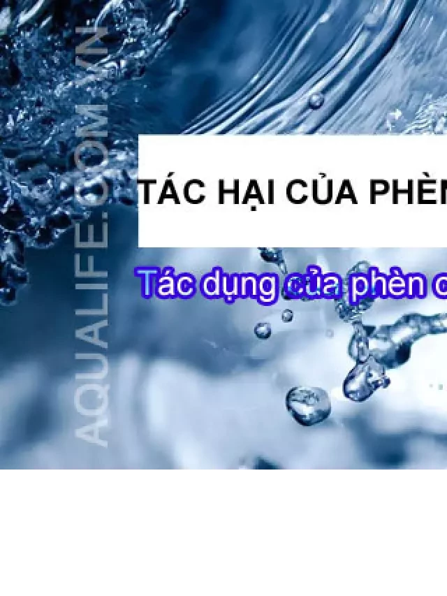   Tác dụng và tác hại của phèn chua trong đời sống và sinh hoạt