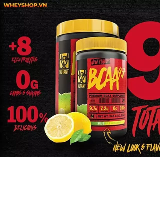   Cách pha Mutant BCAA: Tăng cường hiệu quả tối đa