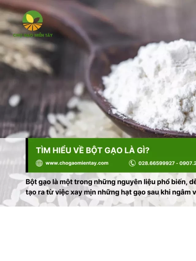   Cách xử lý bột gạo bị chua tại nhà đơn giản và dễ thực hiện