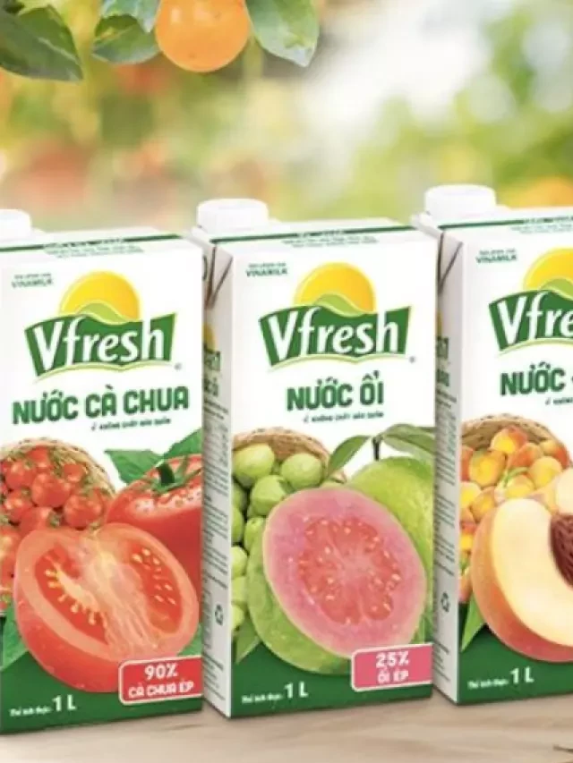   Nước ép trái cây đóng chai Vfresh: Giải mã sự tốt lành