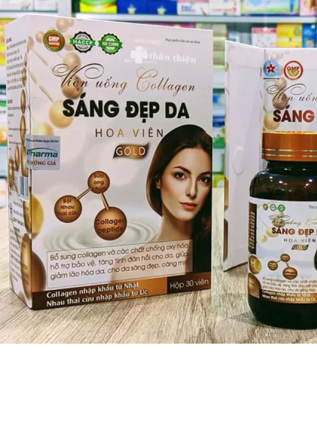   Viên uống Collagen Sáng Đẹp Da Hoa Viên Gold: Sản phẩm chăm sóc da hàng đầu