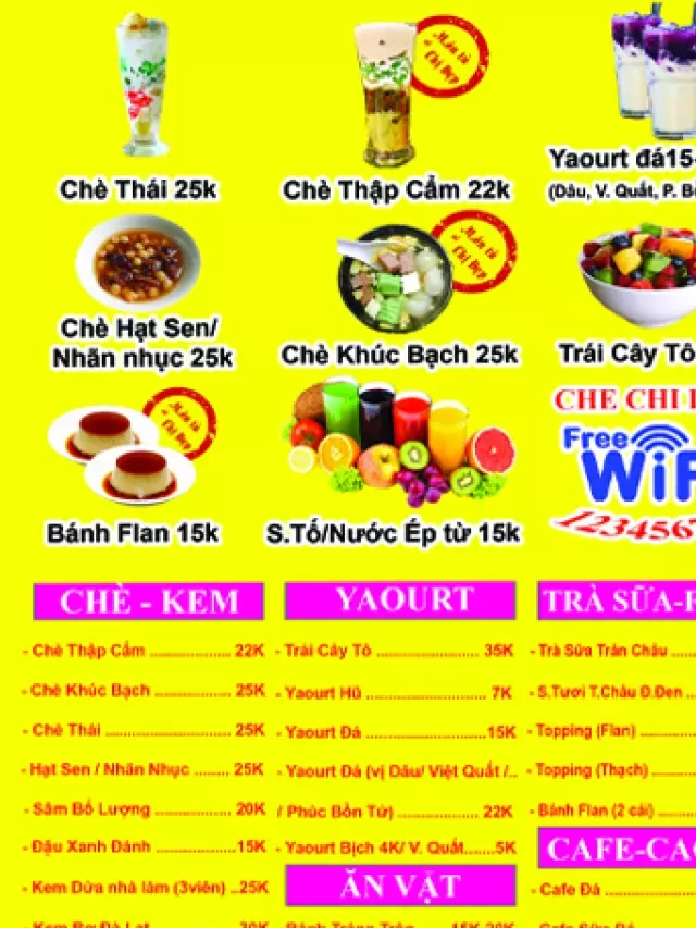   Chè Chị Đẹp: Quán chè ngon nổi tiếng Bình Thạnh | Nơi thiên đường ăn vặt