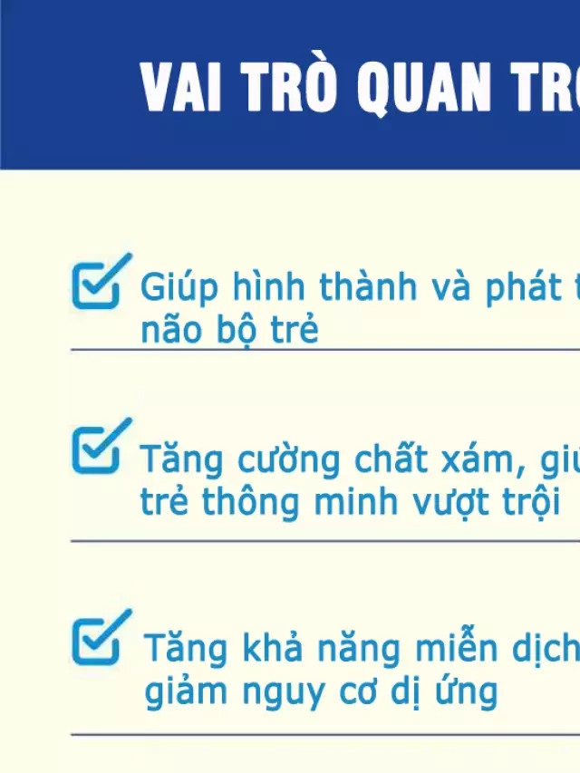   DHA: Lợi ích của axit béo Omega-3 cho mỗi người dùng