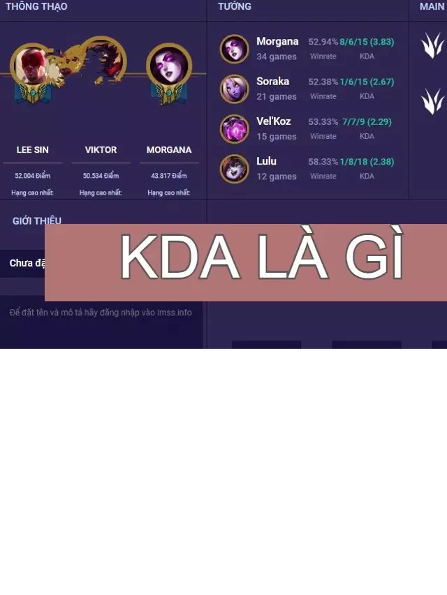   KDA là gì? Cách tính chỉ số KDA trong game