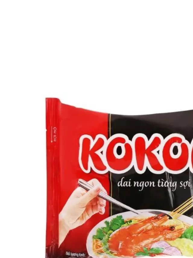   Mì tôm chua cay Kokomi gói 65g - Vị ngon hấp dẫn, giá thành phải chăng