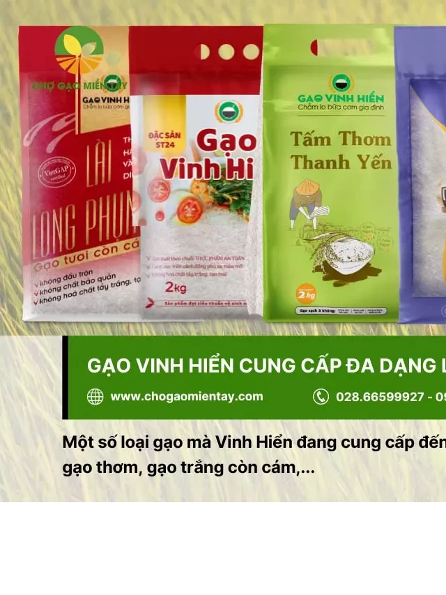   Danh sách top 10 vựa gạo Tiền Giang chất lượng và uy tín hiện nay