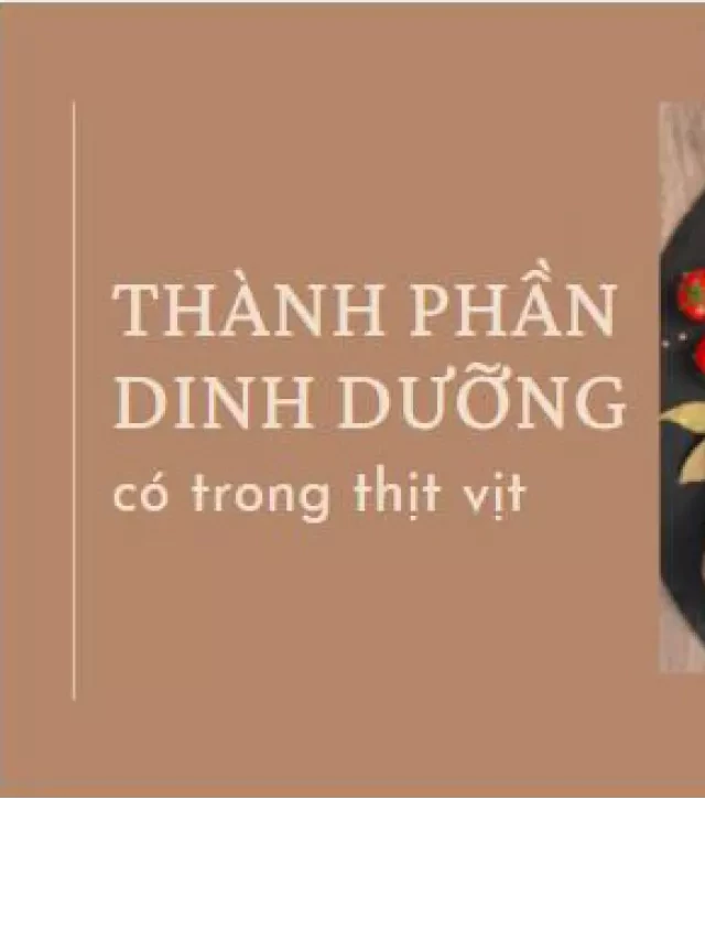   Người bị vết thương hở trên da có ăn được thịt vịt không?