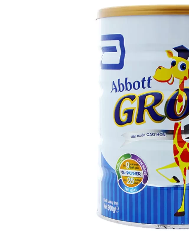   Sữa Abbott Grow 3 Ireland 900g cho trẻ 1-2 tuổi