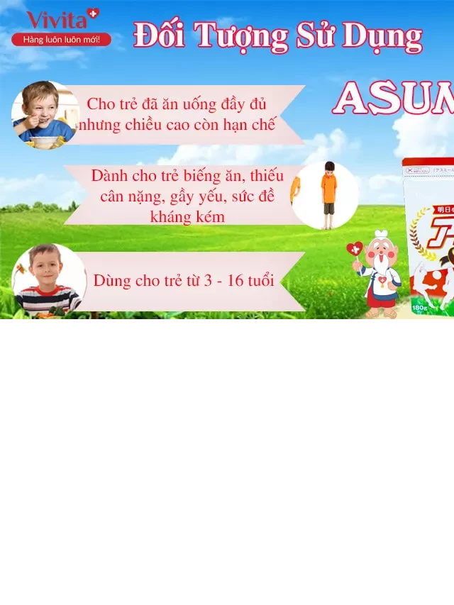   Sữa Asumiru - Đem lại chiều cao cho trẻ