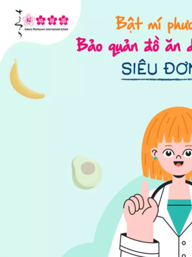   Bí quyết bảo quản đồ ăn dặm kiểu Nhật siêu đơn giản