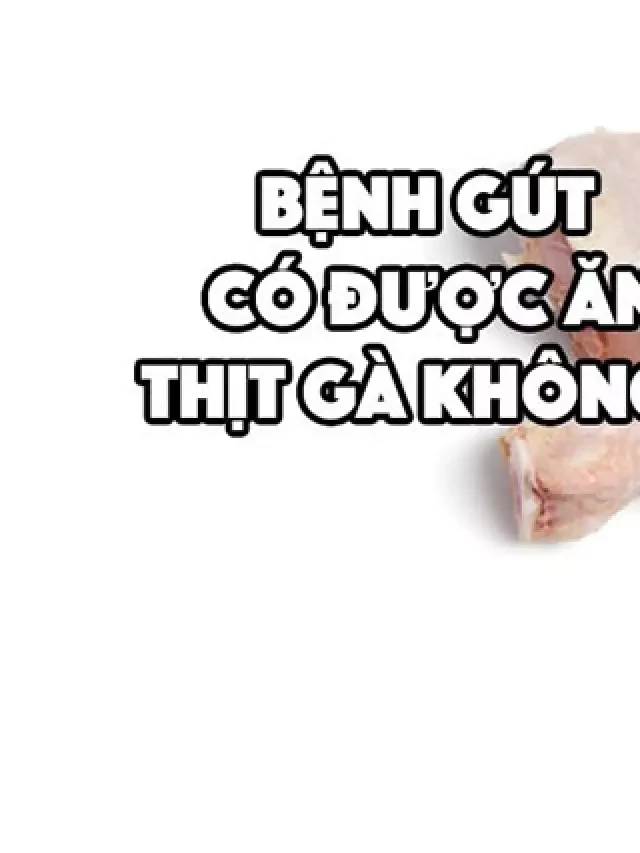   Bệnh Nhân Gút Có Ăn Được Thịt Gà Không? Và Nên Ăn Cá Gì?