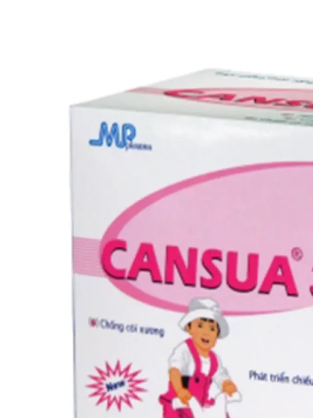   Cansua 3 - Thực phẩm chức năng tăng cường phát triển chiều cao cho bé