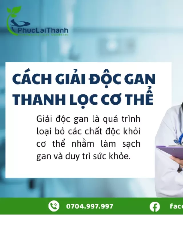   Gợi Ý 5 Cách Làm Mát Gan Hiệu Quả Tại Nhà