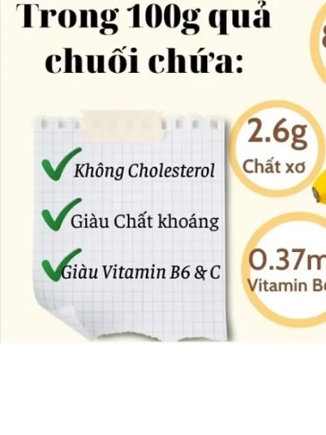   Calo trong chuối và thực đơn giảm cân từ chuối