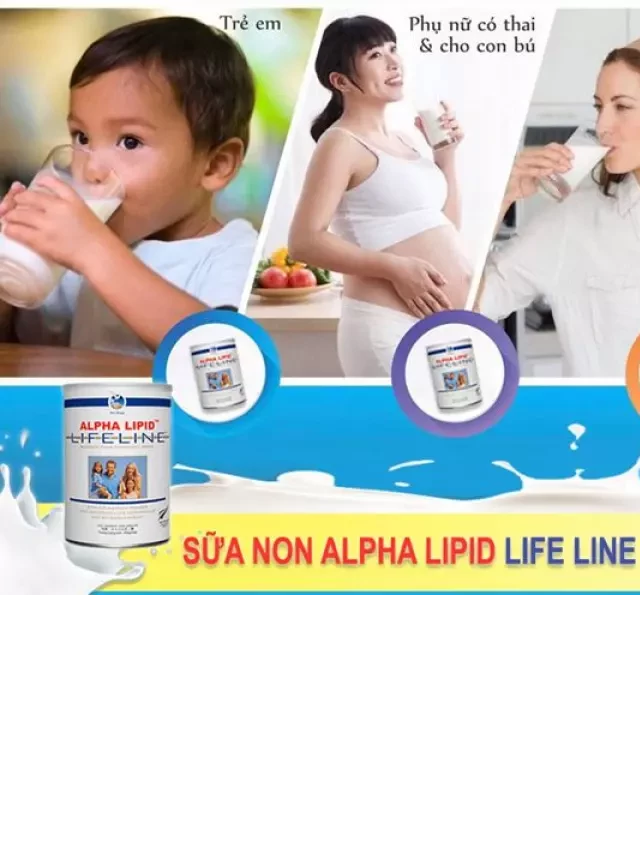   Sữa non Alpha Lipid Lifeline 450gr - Hãy để New Zealand đến với bạn