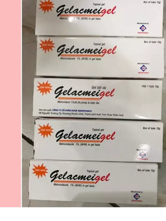   Gelacmeigei 15g - Giải pháp tuyệt vời để trị mụn và vết bỏng