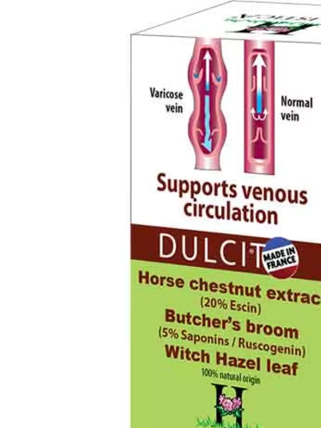   Dulcit - Hỗ trợ điều trị trĩ nội trĩ ngoại chống suy giãn tĩnh mạch Lọ 30 viên